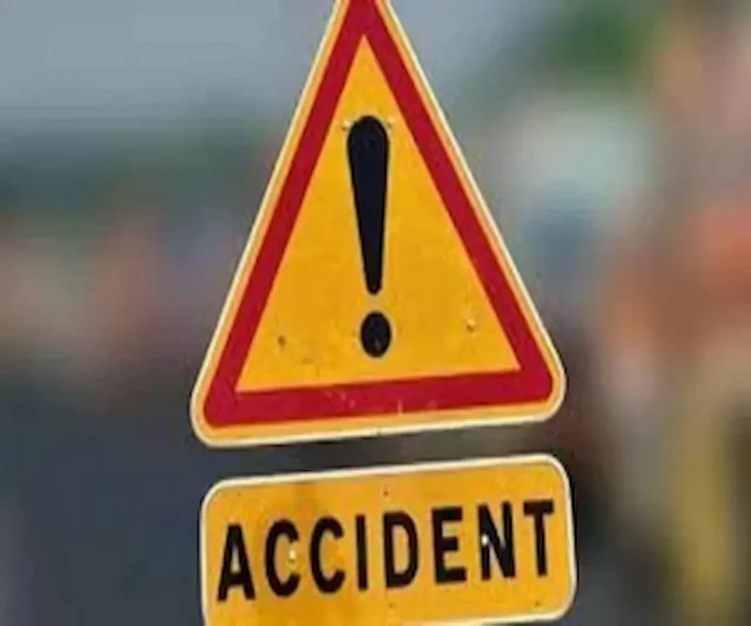 Passenger bus accident in NH 130