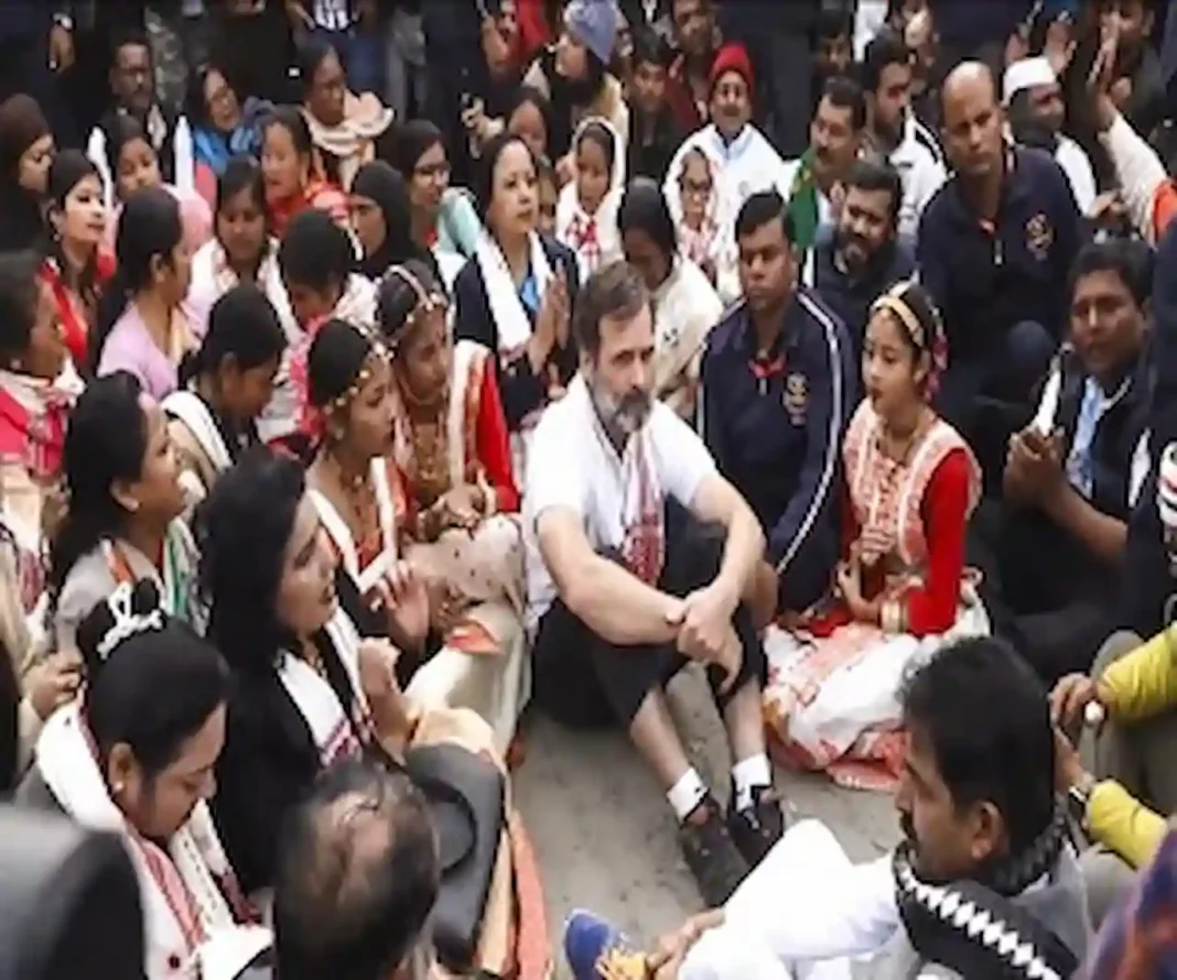Rahul Gandhi on strike