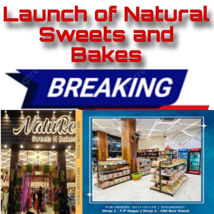 Launch of Natural Sweets and Bakes 