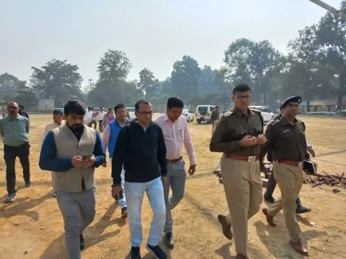 CM on Korba visit on 12th 