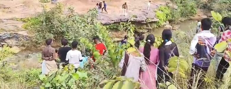 KORBA Elephant fell into drain
