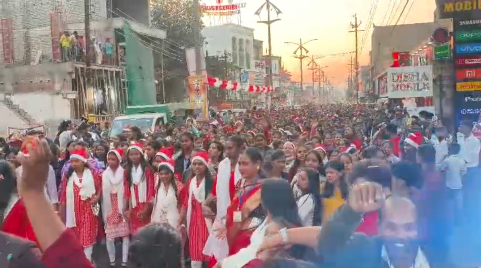 Christmas celebration in Korba