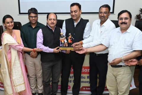 PRO Vijay Bajpai was honored