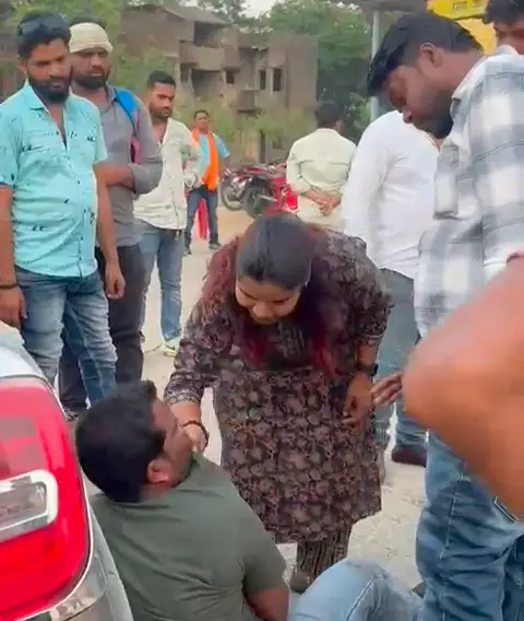 hooliganism of BJP leader