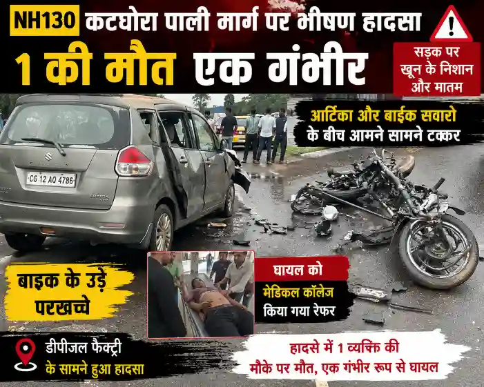 Major accident in Katghora
